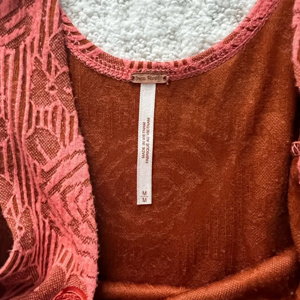 Free People Coral Rose Dress size M - Picture 2 of 2